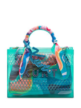 Small Transparent Tote Bag with Scarf - Kurt Geiger | Lidia Shopping