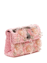 Mini Kensingt Raffia Bag with Floral and Beaded Embellishments - Collezione Happy Birthday | Lidia Shopping