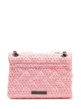 Mini Kensingt Raffia Bag with Floral and Beaded Embellishments - Collezione Happy Birthday | Lidia Shopping