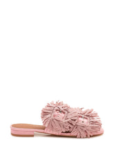 Raffia Sandals with Fringes and Double Strap - Collezione Happy Birthday | Lidia Shopping