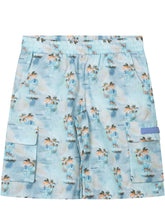 Cargo Shorts with Palm Print - Kids | Lidia Shopping