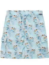 Cargo Shorts with Palm Print - Kids | Lidia Shopping
