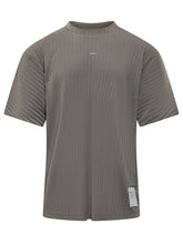 T-shirt con Texture a Coste e Logo Frontale - Abbigliamento Uomo | Lidia Shopping