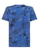 Oversize Short Sleeve T-shirt with Tropical Print - Collezione Happy Birthday | Lidia Shopping