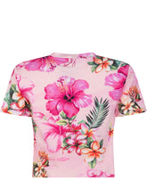 Floral Print Logo T-shirt - Collezione Happy Birthday | Lidia Shopping