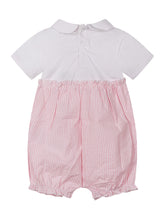 Mixed Fabric Striped Shortie with Collar - Collezione Happy Birthday | Lidia Shopping