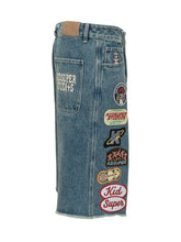 Bermuda Denim Shorts with Patches - Collezione Happy Birthday | Lidia Shopping