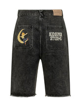 Bermuda Denim Shorts with Patches - Collezione Happy Birthday | Lidia Shopping