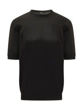 Crew Neck Short Sleeve Perforated Sweater - Collezione Happy Birthday | Lidia Shopping