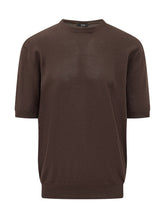 Crew Neck Short Sleeve Perforated Sweater - Collezione Happy Birthday | Lidia Shopping