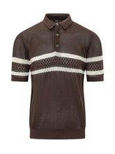 Short Sleeve Mesh Striped Polo - Collezione Happy Birthday | Lidia Shopping