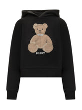 Fitted Hoodie with Bear Print - New Collection | Lidia Shopping