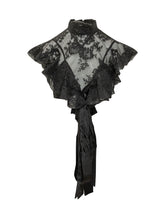 Lace Top with High Neck and Ruffles - New Collection | Lidia Shopping