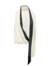 Top con Drappeggio e Fascia a Contrasto - Abbigliamento Donna | Lidia Shopping