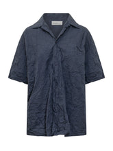 Camicia a Maniche Corte con Collo e Chiusura Frontale - Abbigliamento Uomo | Lidia Shopping