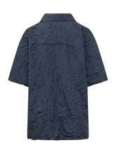 Camicia a Maniche Corte con Collo e Chiusura Frontale - Abbigliamento Uomo | Lidia Shopping