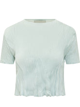 Cropped Short Sleeve Top with Crew Neck - New Collection | Lidia Shopping