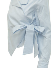 Nora Shirt with Wide Collar and Wrap Closure - Balossa | Lidia Shopping