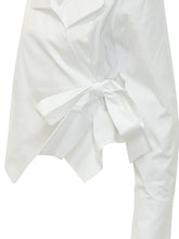 Nora Shirt with Wide Collar and Wrap Closure - Balossa | Lidia Shopping