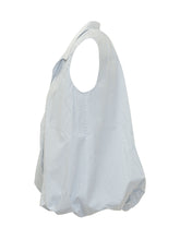 Kyma Sleeveless Shirt with Lapels and Striped Pattern - Balossa | Lidia Shopping