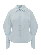 Lovely Shirt with Collar and Buttons and Wide Sleeves - Balossa | Lidia Shopping