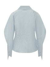 Lovely Shirt with Collar and Buttons and Wide Sleeves - Balossa | Lidia Shopping