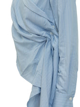 Candy Shirt with Wide Collar and Asymmetric Draping - Balossa | Lidia Shopping