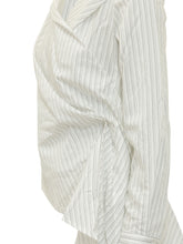 Candy Shirt with Wide Collar and Asymmetric Draping - Balossa | Lidia Shopping