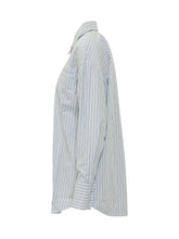 Vega Shirt with Collar and Buttons and Striped Pattern - Balossa | Lidia Shopping