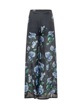 Pantalone Frangipane con Stampa Floreale - Abbigliamento Donna | Lidia Shopping