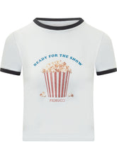T-shirt con Stampa Popcorn - Abbigliamento Donna | Lidia Shopping