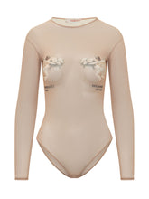 Body a Maniche Lunghe con Stampa Frontale - Abbigliamento Donna | Lidia Shopping