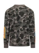 Sweatshirt with Graphic Print and Camouflage Pattern - Bape | Lidia Shopping