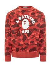 Felpa con Stampa Grafica e Motivo Camouflage - Bape | Lidia Shopping