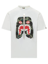 T-shirt with Graphic Print and Logo - Bape | Lidia Shopping