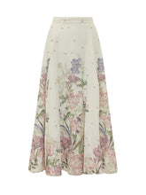 Gonna Lunga con Stampa Floreale - Abbigliamento Donna | Lidia Shopping