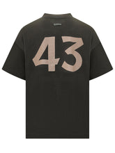 Short Sleeve T-shirt with Front Logo Print - Collezione Happy Birthday | Lidia Shopping